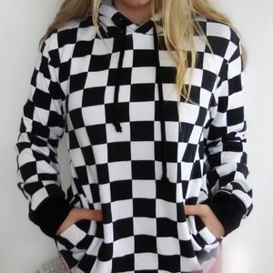 Forever 21 Men’s Checkered Hoodie